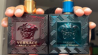 Versace Eros Vs Eros Flame [upl. by Brenton254]