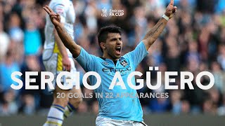 Sergio Agüero 20 Goals in 22 Games 🔥  Emirates FA Cup 2021 [upl. by Celin]