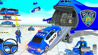 Police Gadi Truck wal game Cars Simulator  Police Trailer Transporter Truck Driver  Android Games [upl. by Siekram]