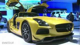 Mercedes SLS Black Series at the LA show  evo magazine [upl. by Linson]