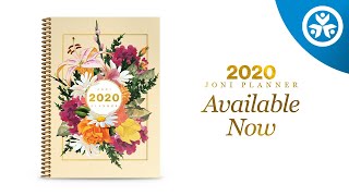 Joni Eareckson Tadas 2020 Planner  Available Now [upl. by Linet648]