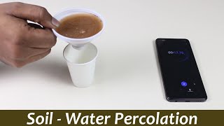 Soil  Water Percolation  ThinkTac  DIY Science [upl. by Haimirej]