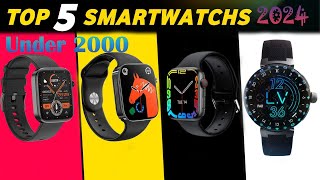 Top 5 Best Smartwatch Under 2000 in 2024⚡Premium Smartwatches Under 2000⚡amazon tech savestudents [upl. by Lind]