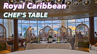 Is it Worth it Chefs Table  Royal Caribbean Cruise Food [upl. by Ulphi]