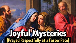 JOYFUL Mysteries  FAST ROSARY  For Those Pressed For Time Mondays amp Saturdays [upl. by Aramot]