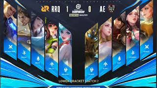 RRQ vs ALTER EGO  FINAL STAGE  HOK championship Indonesia qualifier 2024 game 2 [upl. by Leban429]