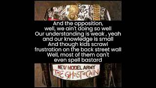 New Model Army  Master Race lyrics [upl. by Adah885]