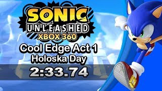 Sonic Unleashed Cool Edge Day Act 1 Speedrun 23374 Superspeed [upl. by Ciredor]