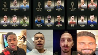 World Famous Reactions on 2024 Ballon dor Nominees [upl. by Morrill903]