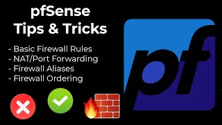 Firewall Rules NAT amp Port Forwarding Basics pfsense [upl. by Sueddaht848]