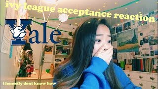 college acceptance reaction yale university [upl. by Puett]