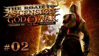 Road to Ascension  GoW Chains of Olympus  Part 2 quotKratos vs The Basiliskquot  Walkthrough [upl. by Hamachi]