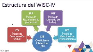 WISC IV índices y subpruebas [upl. by Lamonica]