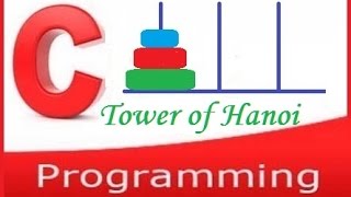 C programming video tutorial  Tower of hanoi game [upl. by Keraj]