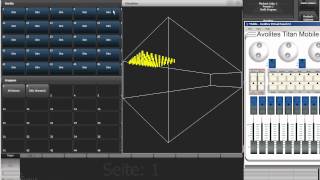 Avolites eine Matrix über Fader steuern [upl. by Ylyl]