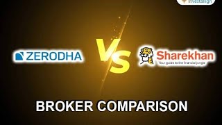 Sharekhan vs zerodha [upl. by Lemra]