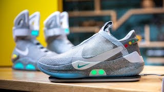 Show and Tell Nikes Adapt BB PowerLacing Shoes [upl. by Ariaes]