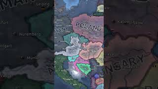 Austria and Hungary VS Slovakia and Czechia 2024 IN HOI4 hoi4 hoi4timelapse shorts [upl. by Constanta551]