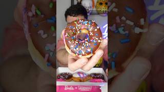 Barbie Sweet 65th Krispy Kreme Donut Review 🍩 krispykreme donuts foodreview [upl. by Ardel]