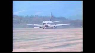 737 landing at CYHE in 1972 [upl. by Eceinart]