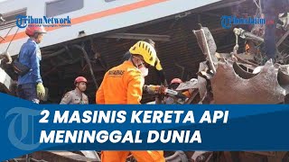 1 Penumpang juga Terjepit 2 Masinis Tewas Akibat Tabrakan KA Bandung Raya dengan Turangga [upl. by Lars49]