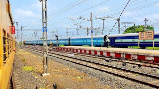 Daund Junction  Kazipet Hadapsar Express Train Arrival Departure Daund Railway Station  दौंड [upl. by Bhatt]