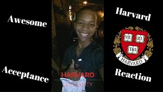 Harvard Acceptance Reaction Video [upl. by Donahue]