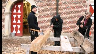 Seminar Historische Holzbearbeitung auf Schloss Raesfeld Restaurator im Handwerk [upl. by Annoet]