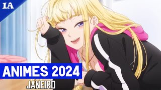 NOVOS ANIMES DE JANEIRO 2024  Guia de Temporada [upl. by Salguod]