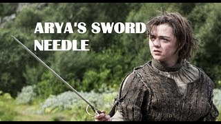 Arya vs Brienne  Needle amp Arya cutting with it [upl. by Fleck]