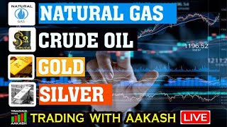 🔴 4th oct CRUDEOILNATURALGASBANKNIFTYNIFTYANALYSIS TRADING WITH AAKASH [upl. by Zumwalt]