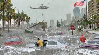 Сhaos in USA Florida is Devastated by Hurricane Milton flooding sweeps away the cities [upl. by Renee712]