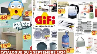 📢 ARRIVAGE GIFI 💯 CATALOGUE DU 2 SEPTEMBRE 💯 bonplan promotion Gifi arrivagedelasemaine [upl. by Helga]