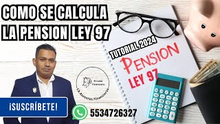 como se calcula la Pension Garantizada ley 97 2024 [upl. by Kirit]