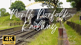 A Trip on the North Norfolk Steam Railway in 4k UHD 60FPS  September 2023 [upl. by Uthrop902]