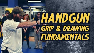 Handgun Grip and Drawing Fundamentals  Sheepdog Response [upl. by Aetnuahs181]