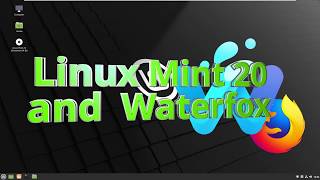 Linux Mint 20  Waterfox browser Firefox with more control and supported extensions [upl. by Aelber]