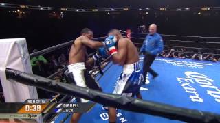 Badou Jack vs Anthony Dirrell highlights [upl. by Nwahshar684]