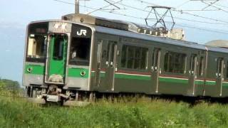 HD 701系 JR東日本交流用一般型電車仙台車編 警笛付き [upl. by Dwain398]