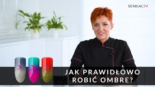 Jak prawidłowo wykonać ombre gradient na paznokciach  Semilac Expert 37 ENG subtitles [upl. by Kilbride]