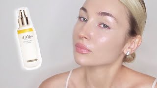 GLOWY SKIN  dAlba White Truffle Spray Serum Review GlowSerum [upl. by Eelyak]