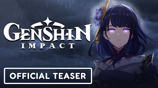 Genshin Impact  Official Raiden Shogun Teaser Trailer [upl. by Marucci213]