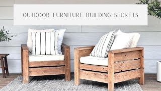 Watch this Before Building Outdoor Furniture [upl. by Aissert]