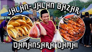 BAZAAR RAMADAN DAMANSARA DAMAI BANYAK PILIHAN MAKANAN YANG SEDAP [upl. by Delinda804]