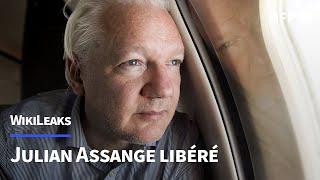 Julian Assange libéré après un accord avec la justice américaine  AFP [upl. by Ninette163]