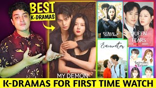 Top 5 KDRAMAS FOR FIRST TIME WATCH😱  Best Korean Dramas in Hindi Dubbed  Review Bi [upl. by Dee349]