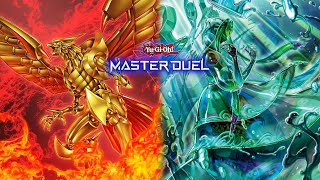 Winged Dragon of Ra Icejade Deck Nov 2023 YuGiOh Master Duel [upl. by Yecrad]