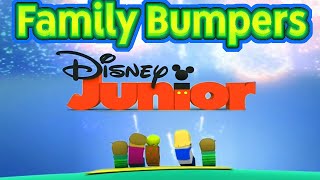 The Disney Junior Family Bumpers Compilation continuitycommentary [upl. by Anailli]