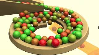 1000Marbler balls running  HUGE MARBLE RUN 3dball [upl. by Alfi]