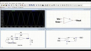 Transient analysis simulation of Ideal Operational Amplifier using LTspice tools [upl. by Delaine]